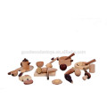 new design Korean cooking set nature wooden pretend play toys